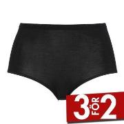 Damella Trosor High Waist Maxi Brief Svart merinoull 42 Dam