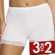 Damella Trosor Lace Boxer Brief Vit polyester X-Large Dam
