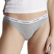 Calvin Klein Trosor Modern Logo Thong Grå bomull XX-Large Dam