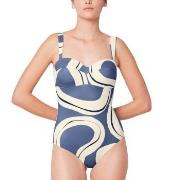 Triumph Summer Allure Swimsuit Blå/Vit E 38 Dam