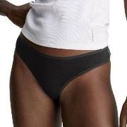 Calvin Klein Trosor 3P Ideal Cotton Thongs Svart bomull X-Large Dam