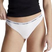 Calvin Klein Trosor 3P Modern Logo Thongs Vit bomull X-Large Dam