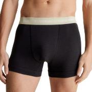 Calvin Klein Kalsonger 3P Cotton Stretch Trunks Svart/brun bomull Larg...