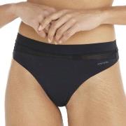 Calvin Klein Trosor Infinite Flex Thong Svart Large Dam