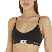 Calvin Klein BH CK96 Unlined Bralette Svart bomull Small Dam