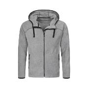 Stedman Power Fleece Jacket For Men Grå polyester XX-Large Herr