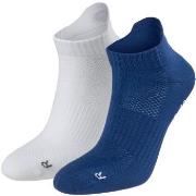 Pierre Robert Strumpor 2P Low Cut Socks Women Blå/Vit polyamid Strl 37...