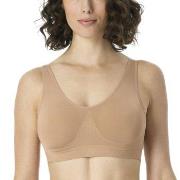 Schiesser BH Bustier Removable Pads Bra Beige polyamid X-Large Dam