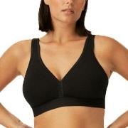 NATURANA BH Athleisure Soft Bra Svart bomull C100 Dam