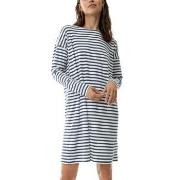 Mey Cyra Nightshirt Vit/Marin Large Dam