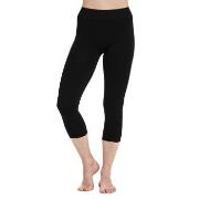 Decoy Seamless Capri Leggins Svart XX-Large Dam