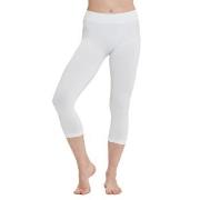 Decoy Seamless Capri Leggins Vit S/M Dam