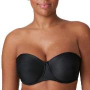 PrimaDonna BH Satin Non Padded Strapless Bra Svart D 75 Dam