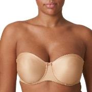 PrimaDonna BH Satin Non Padded Strapless Bra Beige D 70 Dam