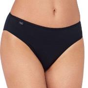 Sloggi Trosor 3P 24 7 Cotton Tai Briefs Svart bomull 48 Dam