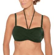 Wiki Basic Bandeau Bikini Top Mörkgrön B 85 Dam