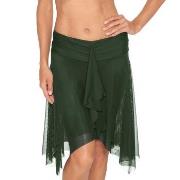 Wiki Basic Beach Skirt Mörkgrön polyester XX-Large Dam