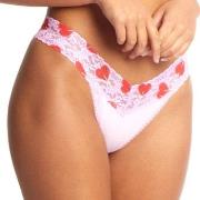 Hanky Panky Trosor 3P Cotton Original Rise Thong Rosa/Röd bomull One S...