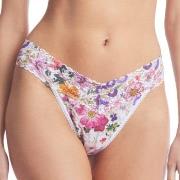 Hanky Panky Trosor 3P Printed Original Rise Thong Vit m Blommor nylon ...