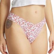 Hanky Panky Trosor 2P Printed Original Rise Thong Vit Mönstrad nylon O...