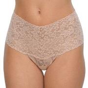 Hanky Panky Trosor 2P Signature Lace Retro Thong Beige nylon One Size ...