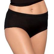 Lady Avenue Trosor Silk Jersey Midi Brief Svart silke Small Dam