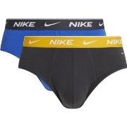 Nike Kalsonger 4P Everyday Cotton Stretch Brief Grå/Gul bomull Small H...