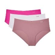 Under Armour Trosor 6P Pure Stretch Hipster 1325 Rosa/Vit Medium Dam