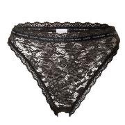 Calvin Klein Trosor 2P CK One Lace Brazilian High Waist Svart nylon La...