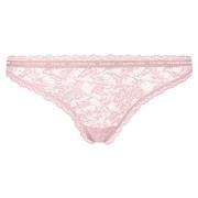 Calvin Klein Trosor 3P CK One Lace Thong Ljusrosa nylon Small Dam