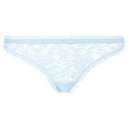 Calvin Klein Trosor 3P CK One Lace Thong Ljusblå nylon Medium Dam