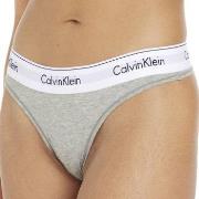 Calvin Klein Trosor 2P Modern Cotton Thong Gråmelerad Small Dam