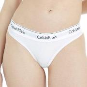 Calvin Klein Trosor 2P Modern Cotton Thong D1 Vit Medium Dam