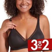 Sloggi BH Body Adapt Twist T-shirt Bra Svart S+ Dam