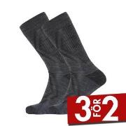 Dovre Strumpor 2P Organic Wool Terry Socks Mörkgrå Strl 44/47