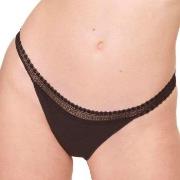 Sloggi Trosor 2P GO Ribbed Tanga Briefs Svart ekologisk bomull Medium ...