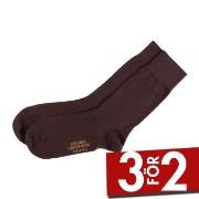 Amanda Christensen Strumpor Noble Ankle Socks Mörkbrun Strl 43/44