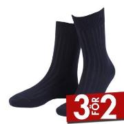 Amanda Christensen Strumpor True Ankle Rib Sock Marin Strl 47/50 Herr