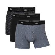 Dovre Kalsonger 3P Recycled Polyester Boxers Svart/Grå polyester Large...