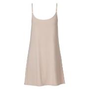 Trofe Slip Dress Beige polyamid X-Large Dam