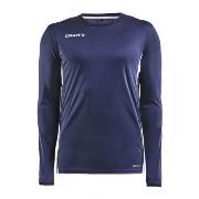 Craft Pro Control Impact LS Tee M Marin polyester Small Herr