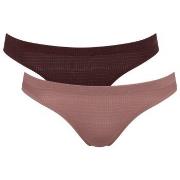 Sloggi Trosor 6P ZERO Motion Mini Brief Brun polyester X-Small Dam