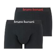 Bruno Banani Kalsonger 2P Flowing Shorts Svart/Vit bomull Small Herr