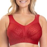 Miss Mary Lovely Jacquard Soft Bra BH Röd E 85 Dam