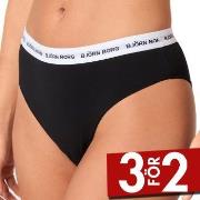 Björn Borg Trosor 2P Core Logo High Waist Brief Svart bomull Medium Da...