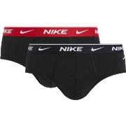 Nike Kalsonger 4P Everyday Cotton Stretch Brief Svart/Röd bomull Small...