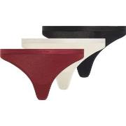 Calvin Klein Trosor 3P Holiday Modern Logo Thong Flerfärgad bomull Med...