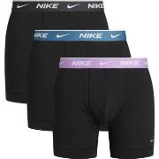 Nike Kalsonger 3P Everyday Cotton Boxer Svart/Rosa bomull Medium Herr