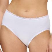 Triumph Trosor Feel Of Cotton Midi Brief Vit bomull 48 Dam