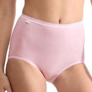 Sloggi Trosor 4P Basic Plus Maxi Panty Rosa/Blå bomull 42 Dam